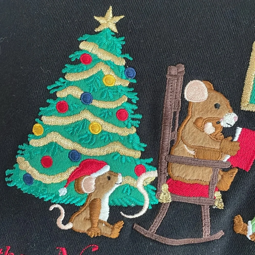 UGLY? Christmas Fleece Lined Sweatshirt Size 2X Excellent Condition Like New! - Picture 7 of 14